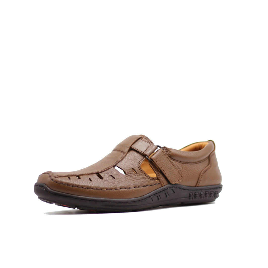 Clark's Sandal 1061 - Leather Roman Sandal for Summer Comfort (ShoeInn.co)
