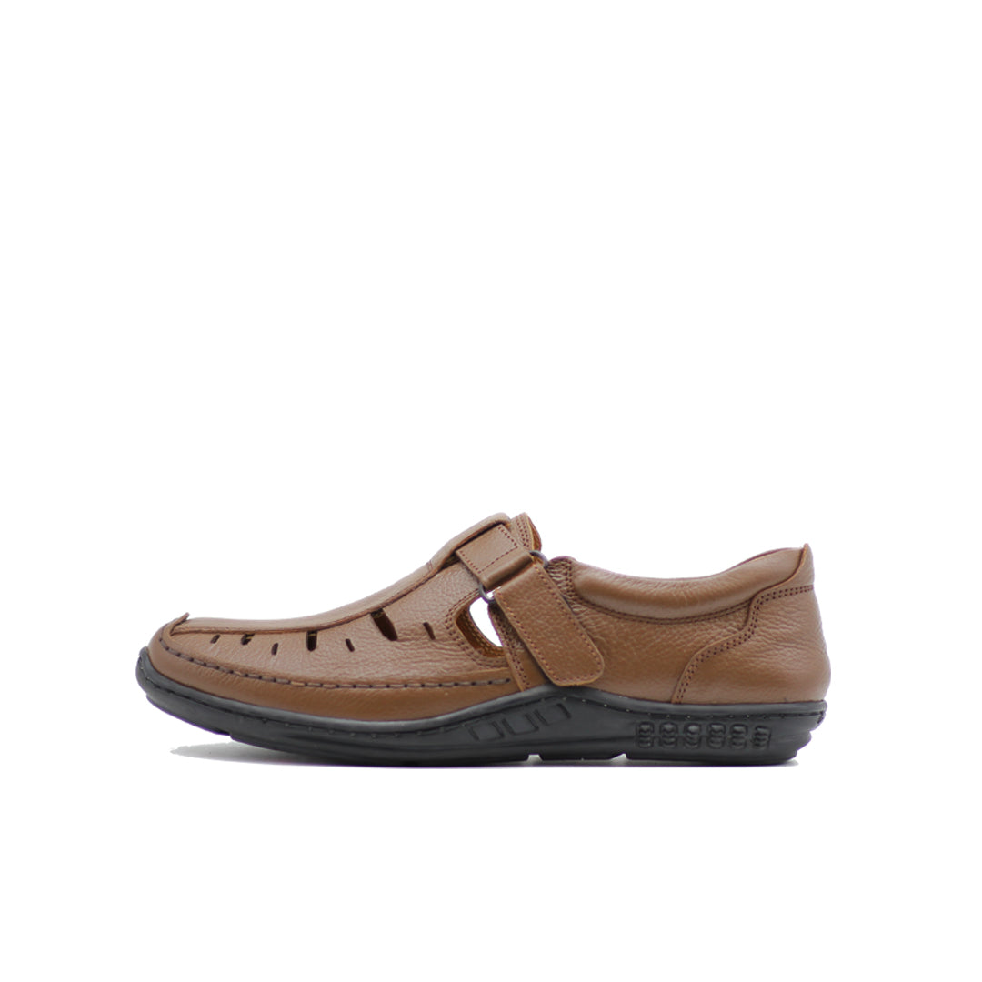 Clark's Sandal 1061 - Leather Roman Sandal for Summer Comfort (ShoeInn.co)