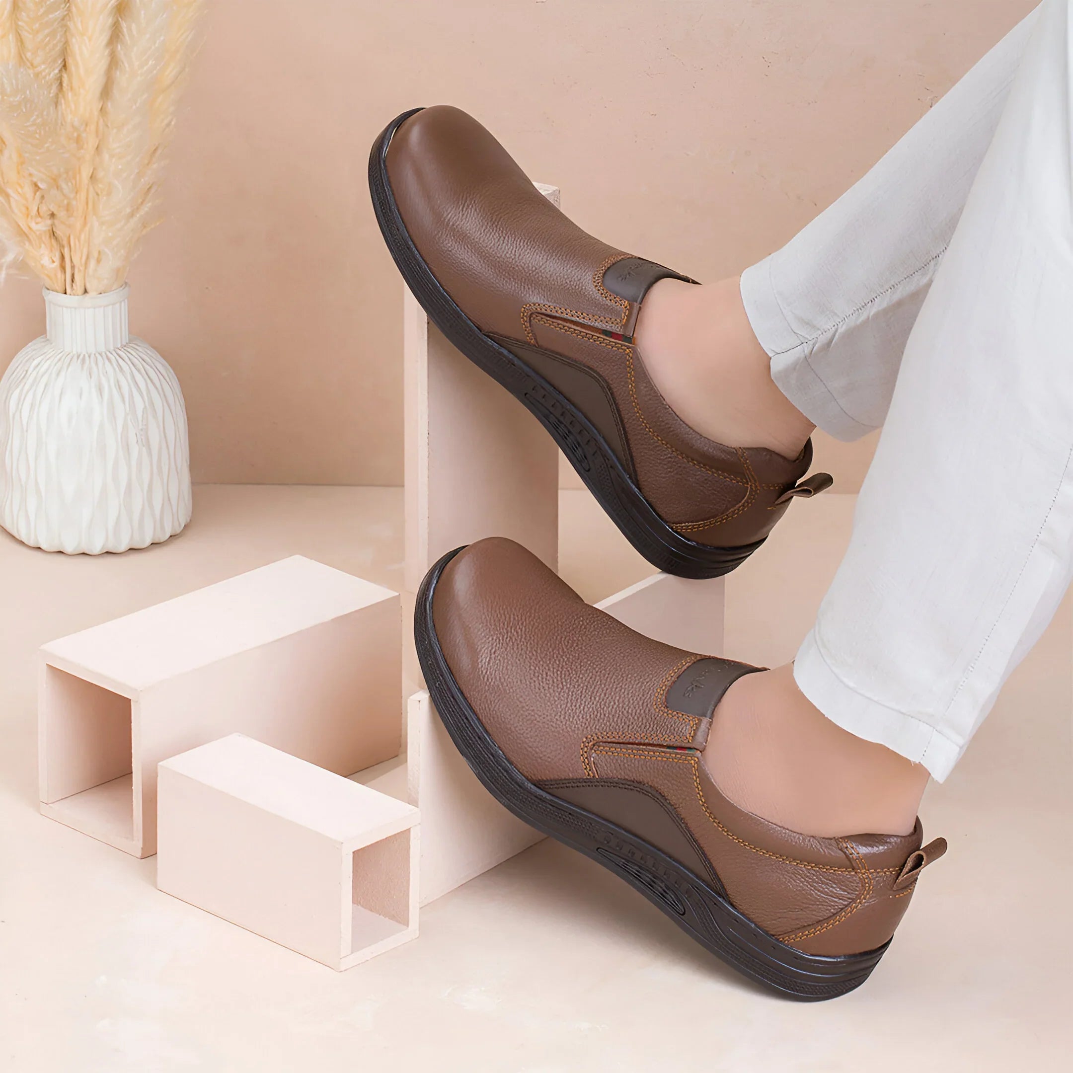 Clark's CL-1375 Men's Cow Leather Casual Shoes - Comfort & Style (ShoeInn.co, Pakistan)