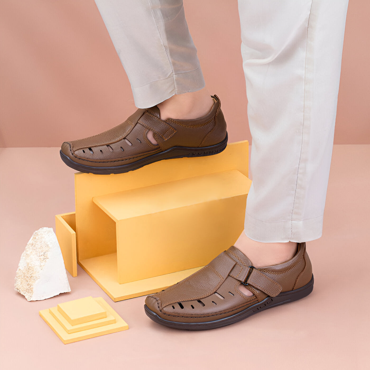 Clarks 2026 men's leather casual shoes, crafted for durability and all-day comfort. Available in Pakistan at ShoeInn for stylish and versatile footwear