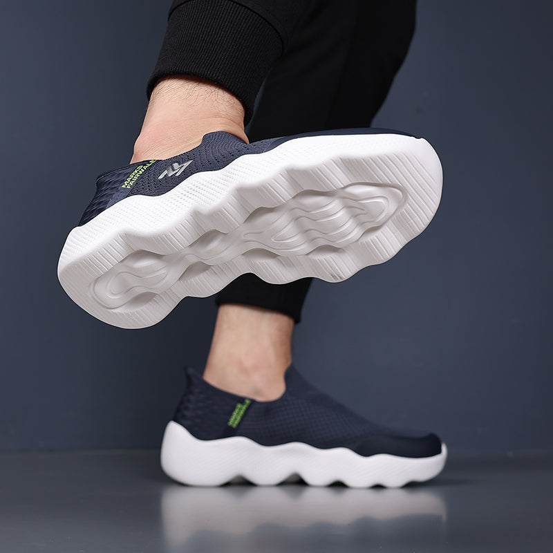 Marks Fairwale New Navy Blue Sketcher Light weight & Slip on at- Shoeinn.co