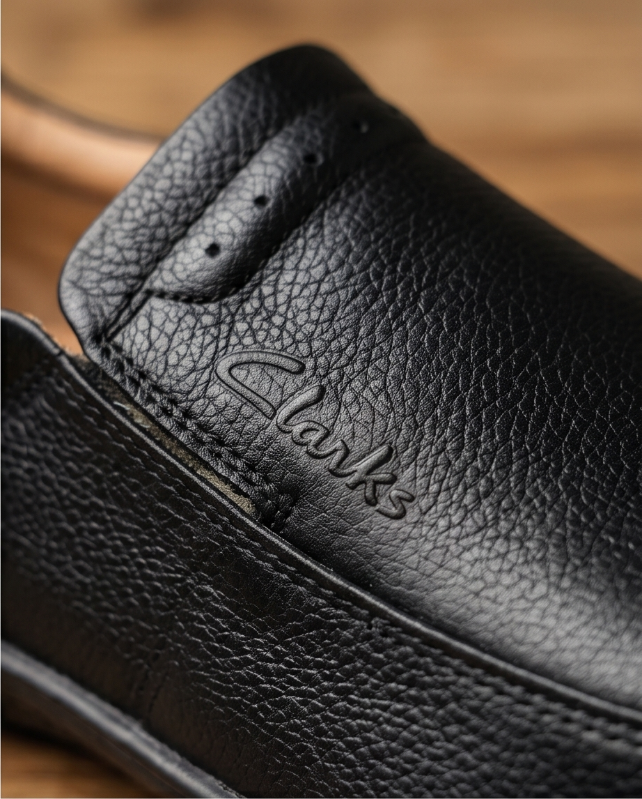SHOEINN 2026 BLACK LEATHER SHOE