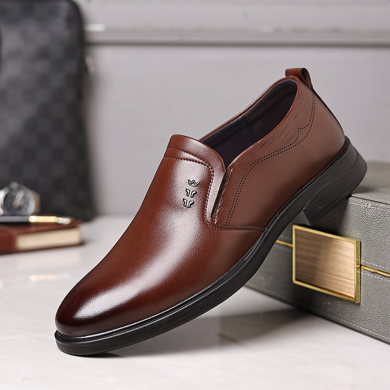 Black Medicated leather Formal Shoes For Men at Shoeinn.co