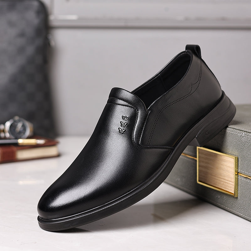 Black Medicated leather Formal Shoes For Men at Shoeinn.co