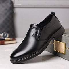 Black Medicated leather Formal Shoes For Men at Shoeinn.co