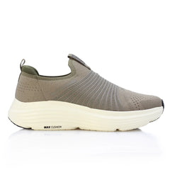 Olive slip-on sneaker with MAX CUSHION sole, stylish & comfortable footwear for everyday wear