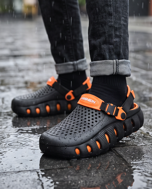 Best EVA Clogs for Men in Pakistan Waterproof EVA Clogs & Slippers for Men | Anti-Slip Rainy Day Comfort Shoes – Shoeinn CR-01