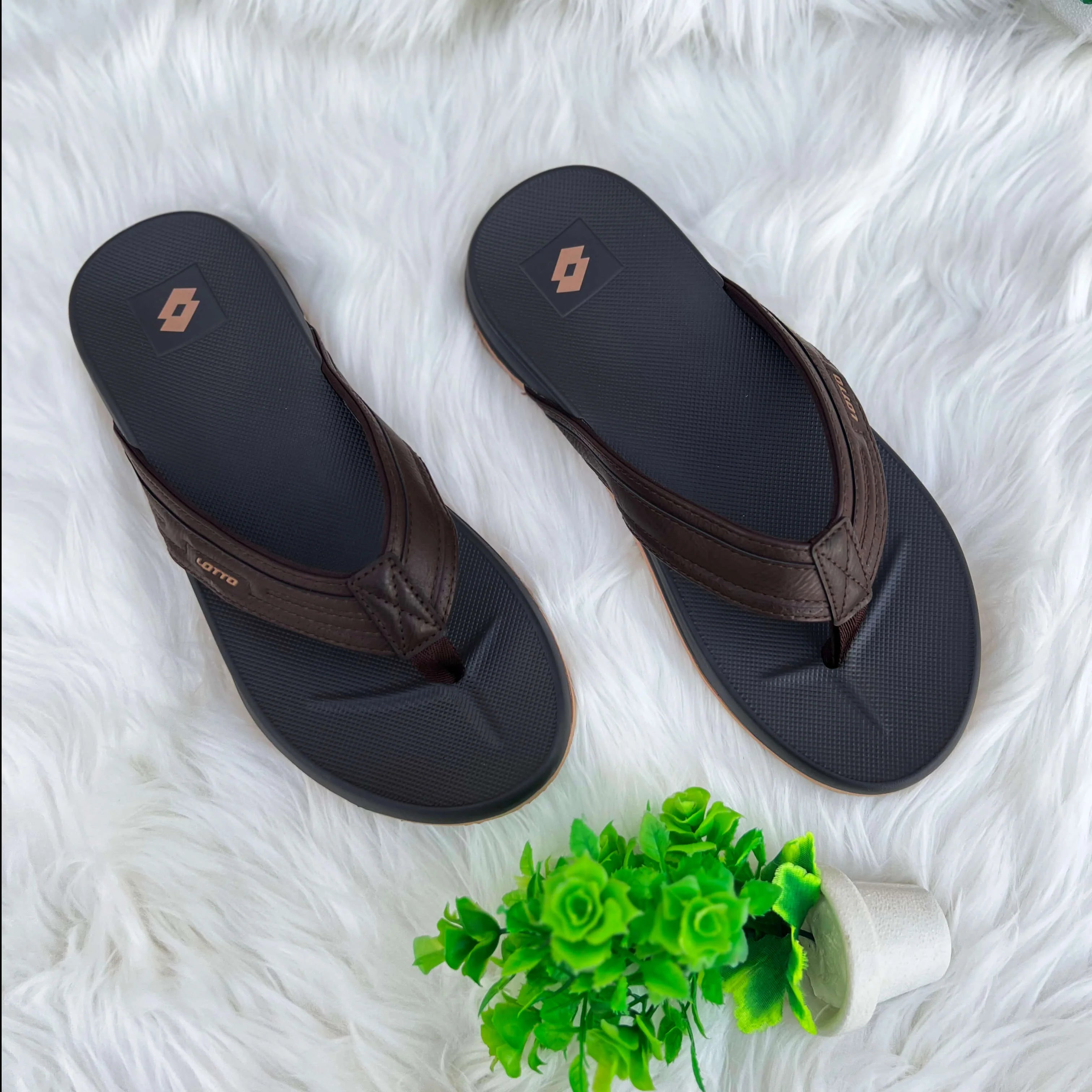 Durable Leather Flip Flops - Stylish Sandals for Men and Women, Shoeinn Pakistan